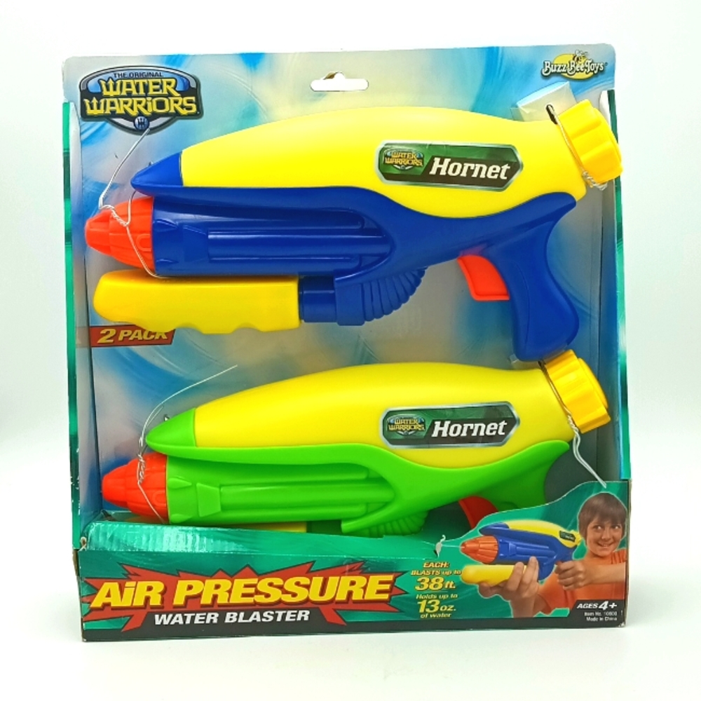 The Original Water Warriors Hornet 2 Pack Air Pressure Water Blasters 2012 New